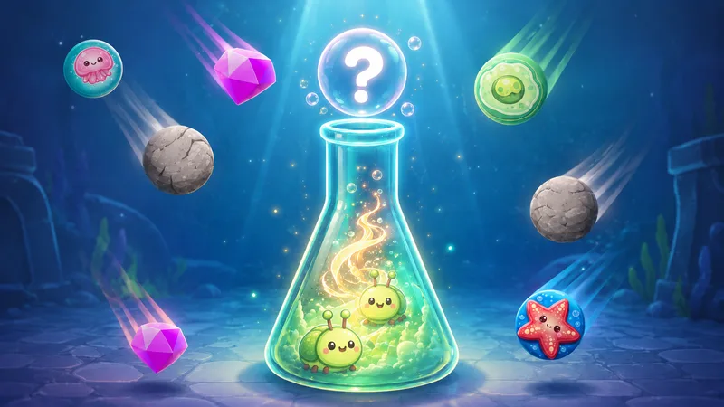 Catch'n'Merge — Catch creatures, merge evolutions, fill the flask